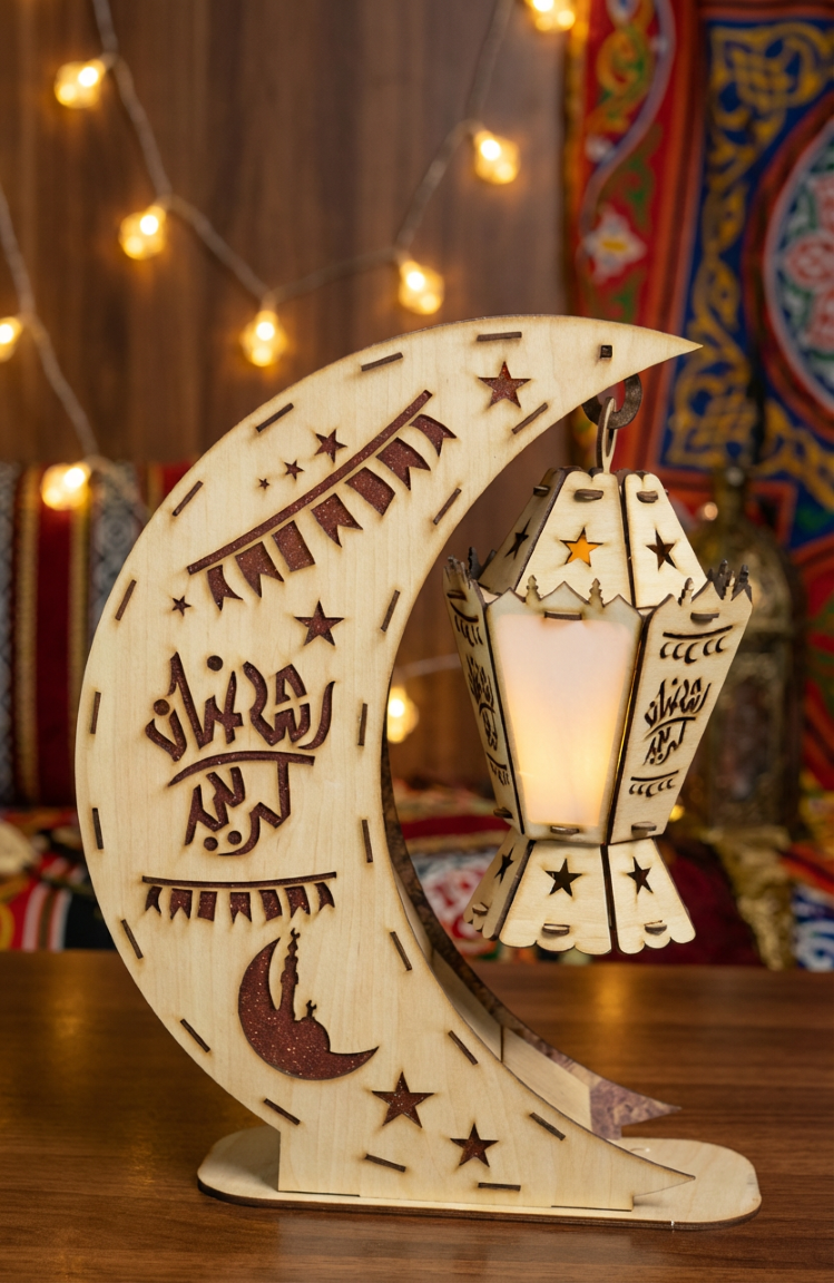 هلال + فانوس ثابت